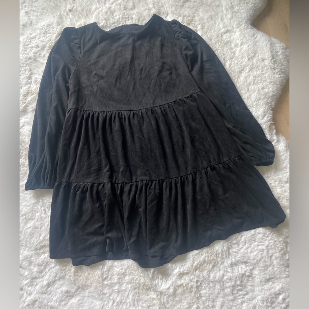 Black Suede Dress